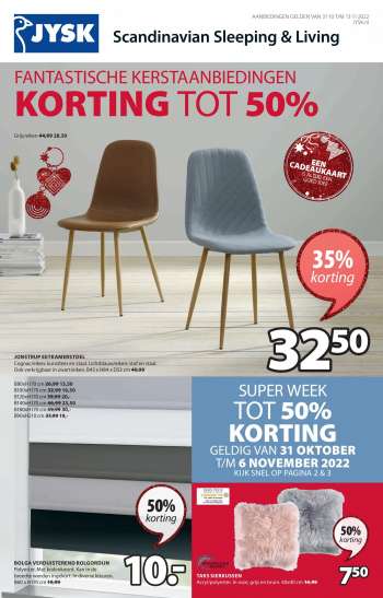 JYSK-aanbieding - 31.10.2022 - 13.11.2022.