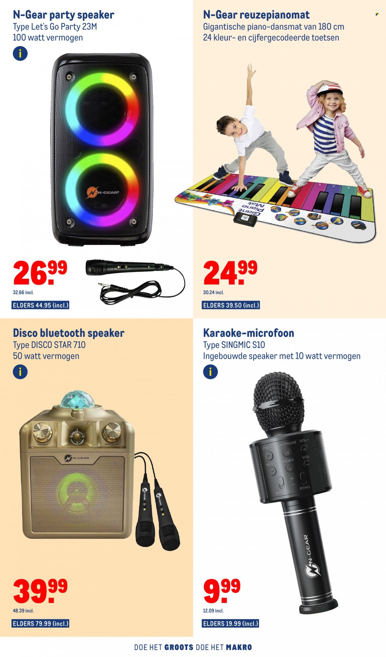 thumbnail - Makro-aanbieding - 26-10-2022 - 5-12-2022 -  producten in de aanbieding - Bluetooth Speaker. Pagina 58.