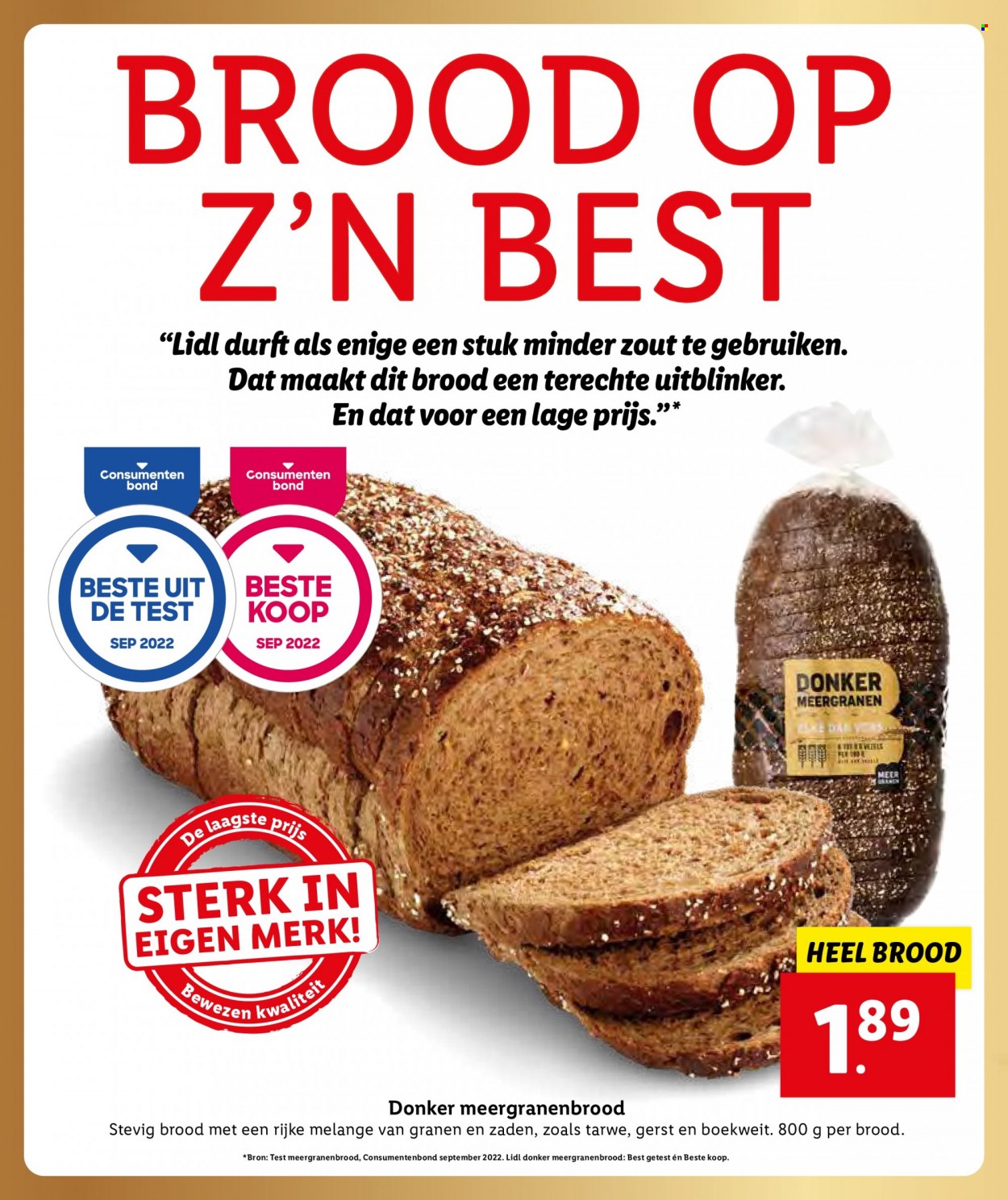 thumbnail - Lidl-aanbieding -  producten in de aanbieding - meergranenbrood, brood. Pagina 6.