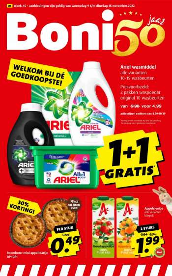 Boni-aanbieding - 9.11.2022 - 15.11.2022.