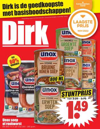 Dirk-aanbieding - 16.11.2022 - 22.11.2022.