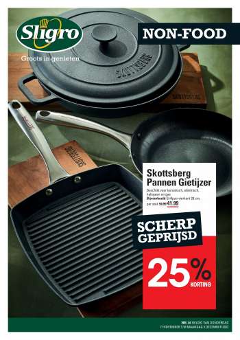 Sligro-aanbieding - 17.11.2022 - 5.12.2022.