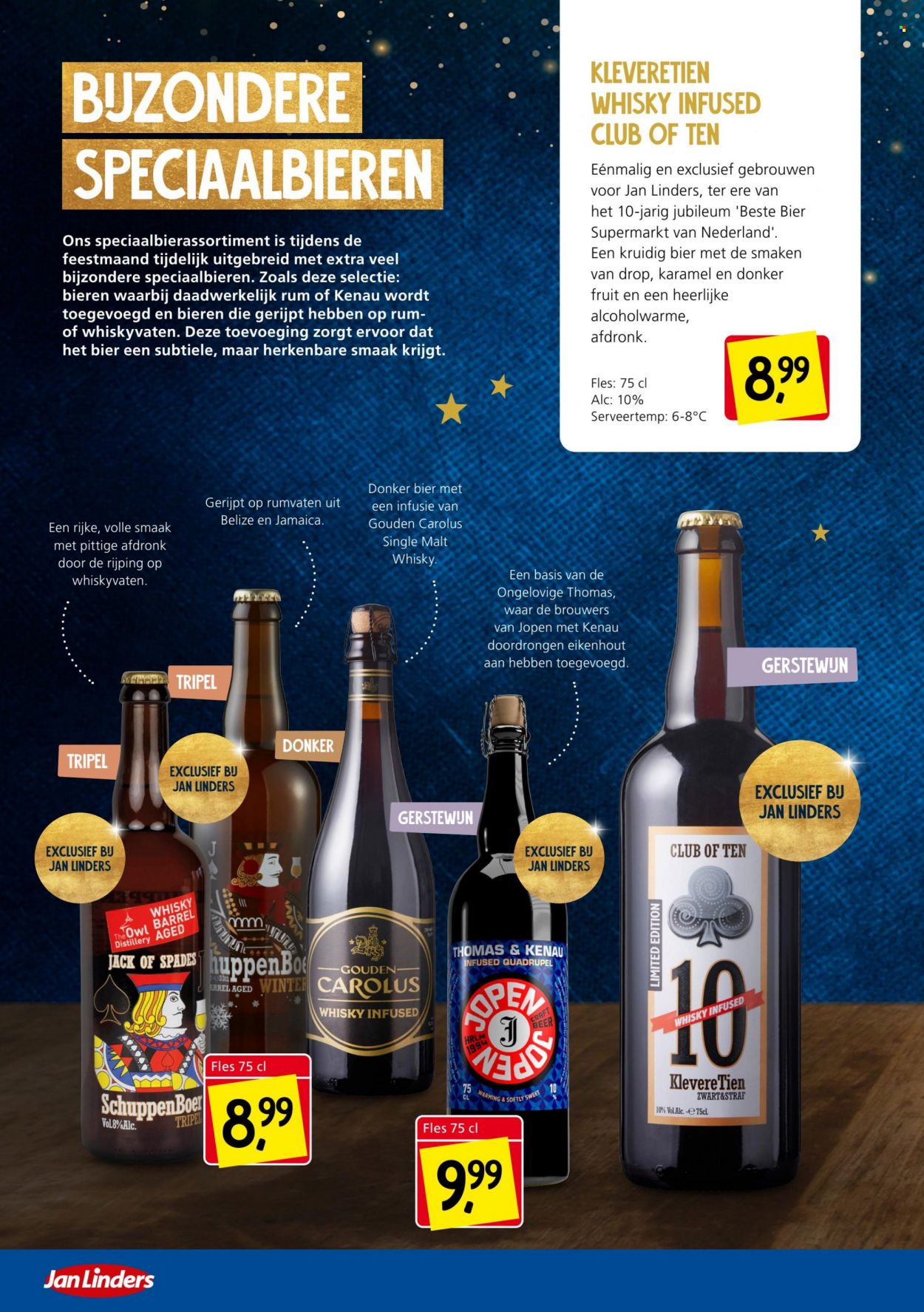thumbnail - Jan Linders-aanbieding - 21-11-2022 - 1-1-2023 -  producten in de aanbieding - donker bier, bier, rum, Single Malt, whisky. Pagina 2.