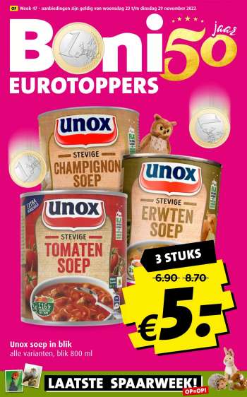 Boni-aanbieding - 23.11.2022 - 29.11.2022.