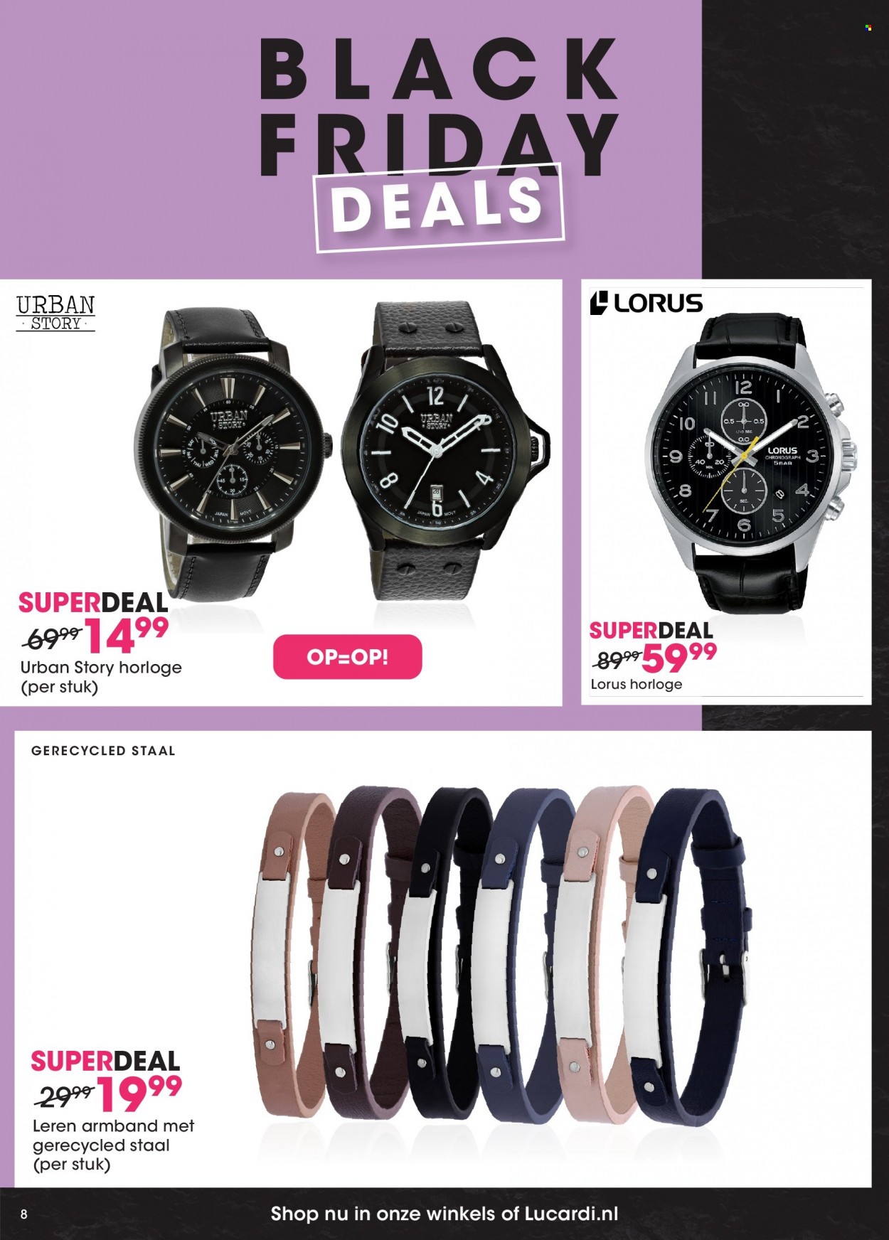 thumbnail - Lucardi-aanbieding -  producten in de aanbieding - armband, horloge. Pagina 9.