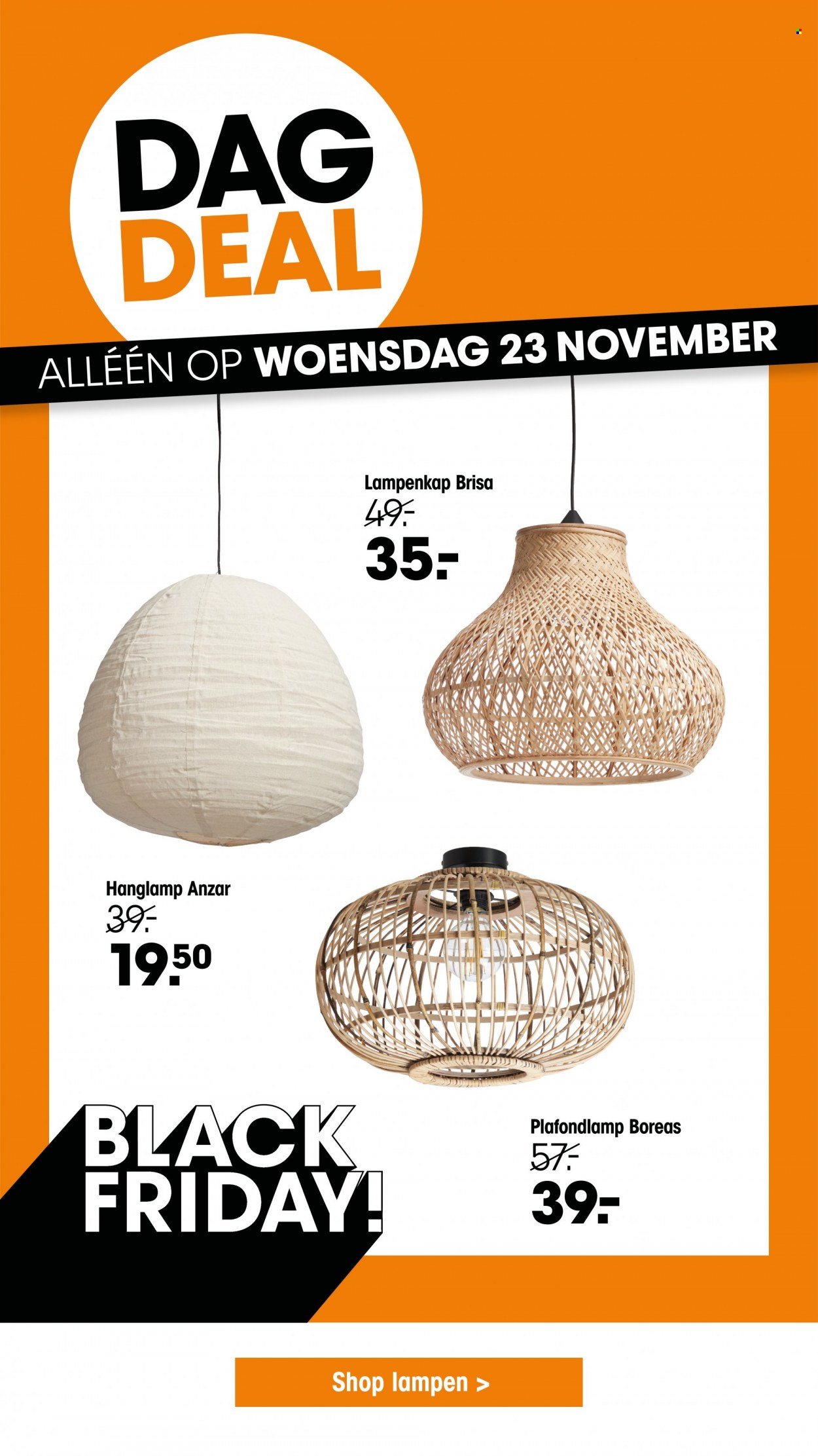 thumbnail - Kwantum-aanbieding - 21-11-2022 - 28-11-2022 -  producten in de aanbieding - lamp, plafondlamp, hanglamp. Pagina 4.