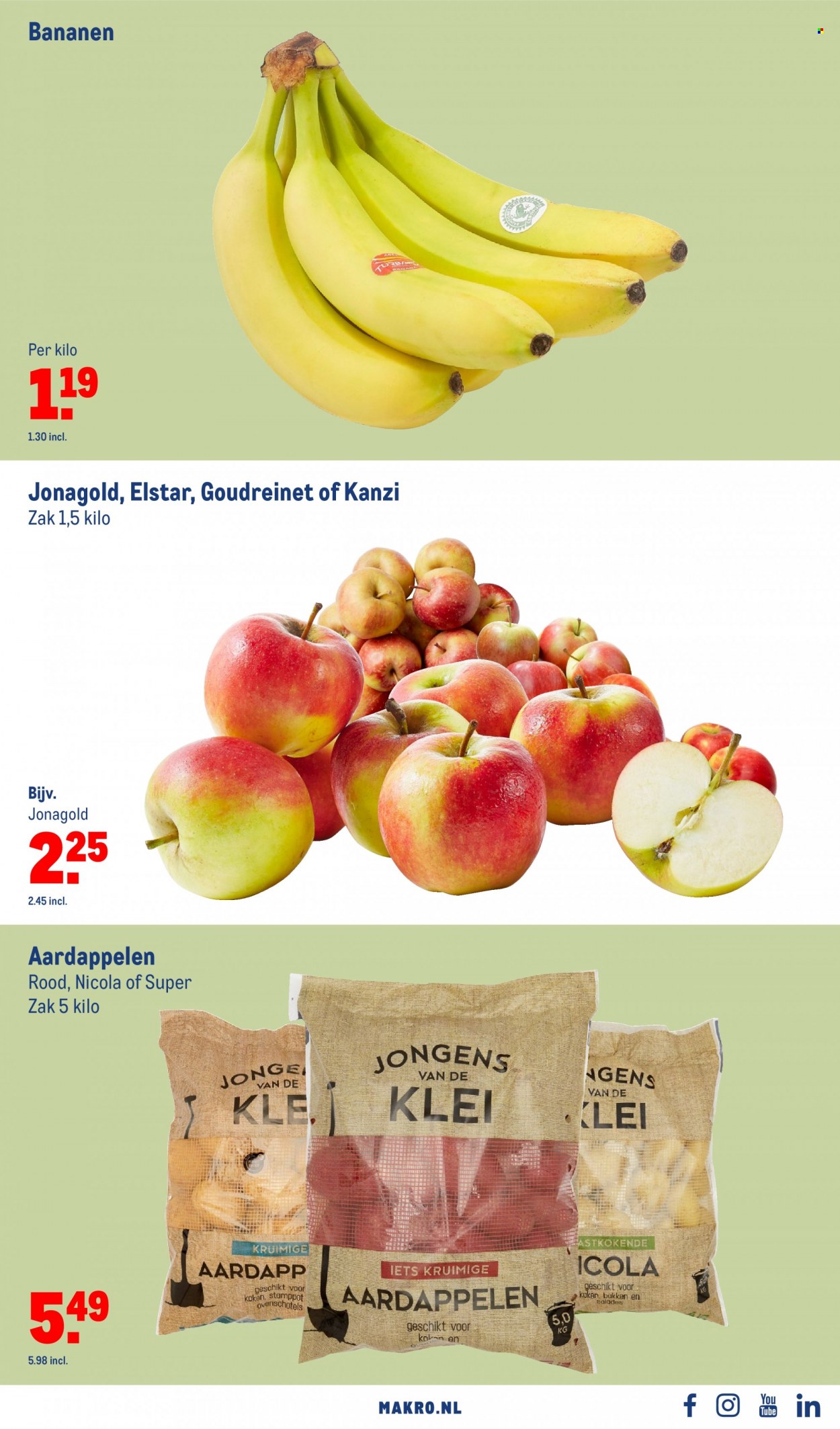 thumbnail - Makro-aanbieding - 23-11-2022 - 6-12-2022 -  producten in de aanbieding - aardappelen. Pagina 25.