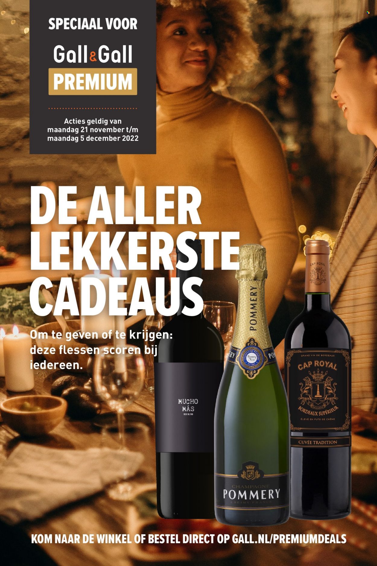 thumbnail - Gall & Gall-aanbieding - 21-11-2022 - 5-12-2022 -  producten in de aanbieding - champagne, Bordeaux. Pagina 1.