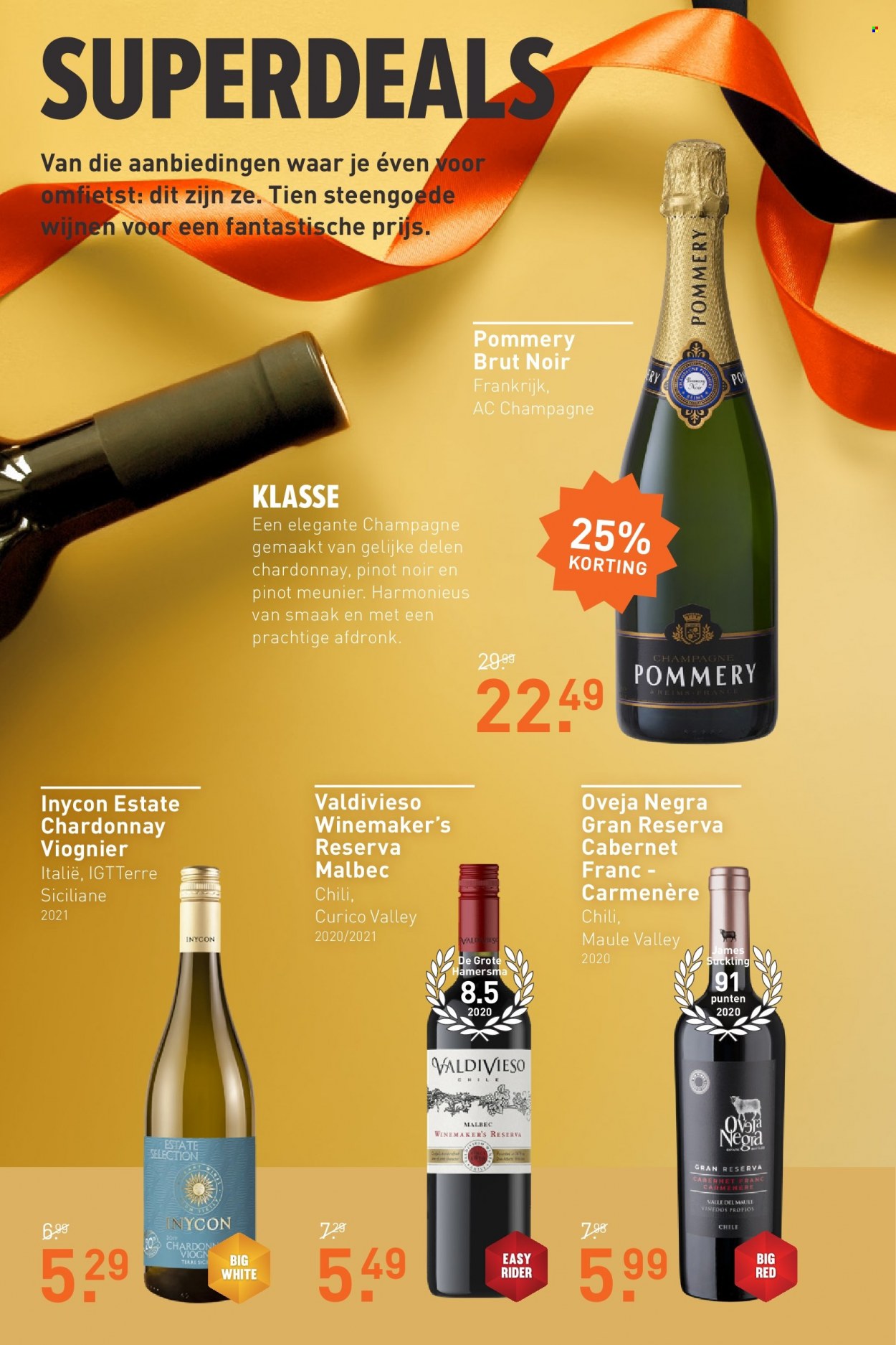 thumbnail - Gall & Gall-aanbieding - 21-11-2022 - 5-12-2022 -  producten in de aanbieding - Carmenère, champagne, Chardonnay, Pinot Noir, wijn, Frankrijk. Pagina 2.