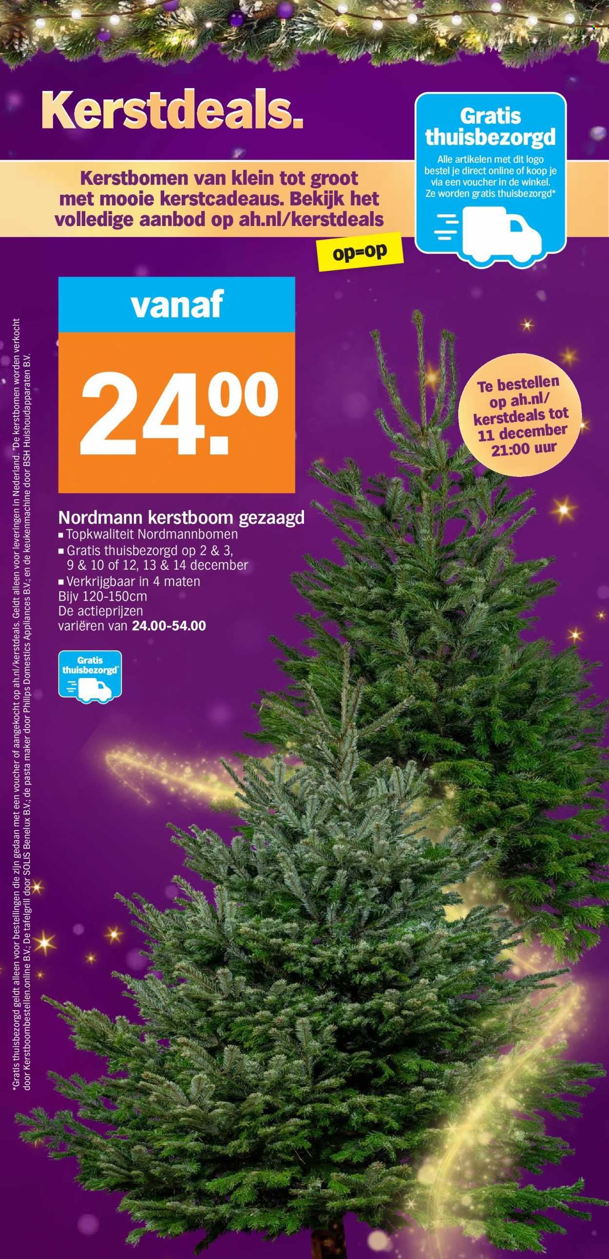 thumbnail - Albert Heijn-aanbieding - 28-11-2022 - 4-12-2022 -  producten in de aanbieding - pasta, kerstboom. Pagina 26.