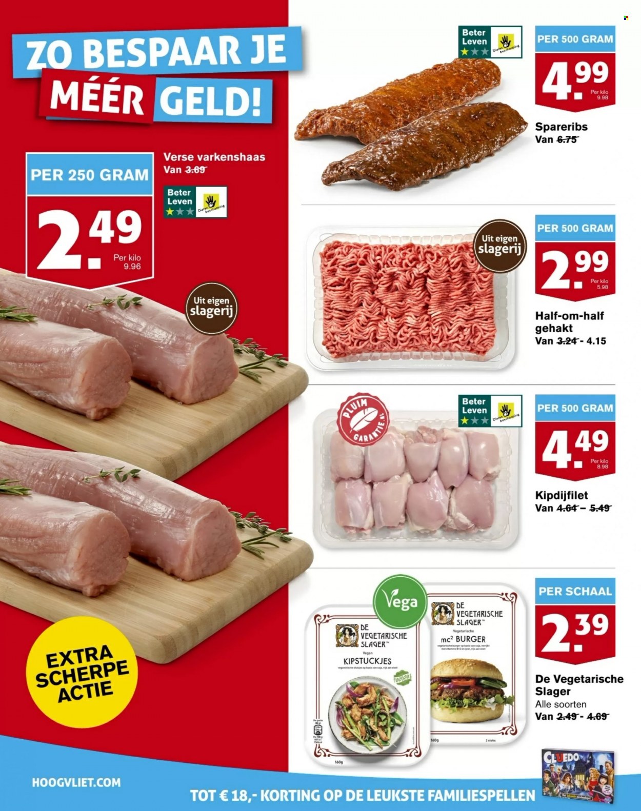 thumbnail - Hoogvliet-aanbieding - 30-11-2022 - 6-12-2022 -  producten in de aanbieding - varkenshaas, varkensvlees. Pagina 8.