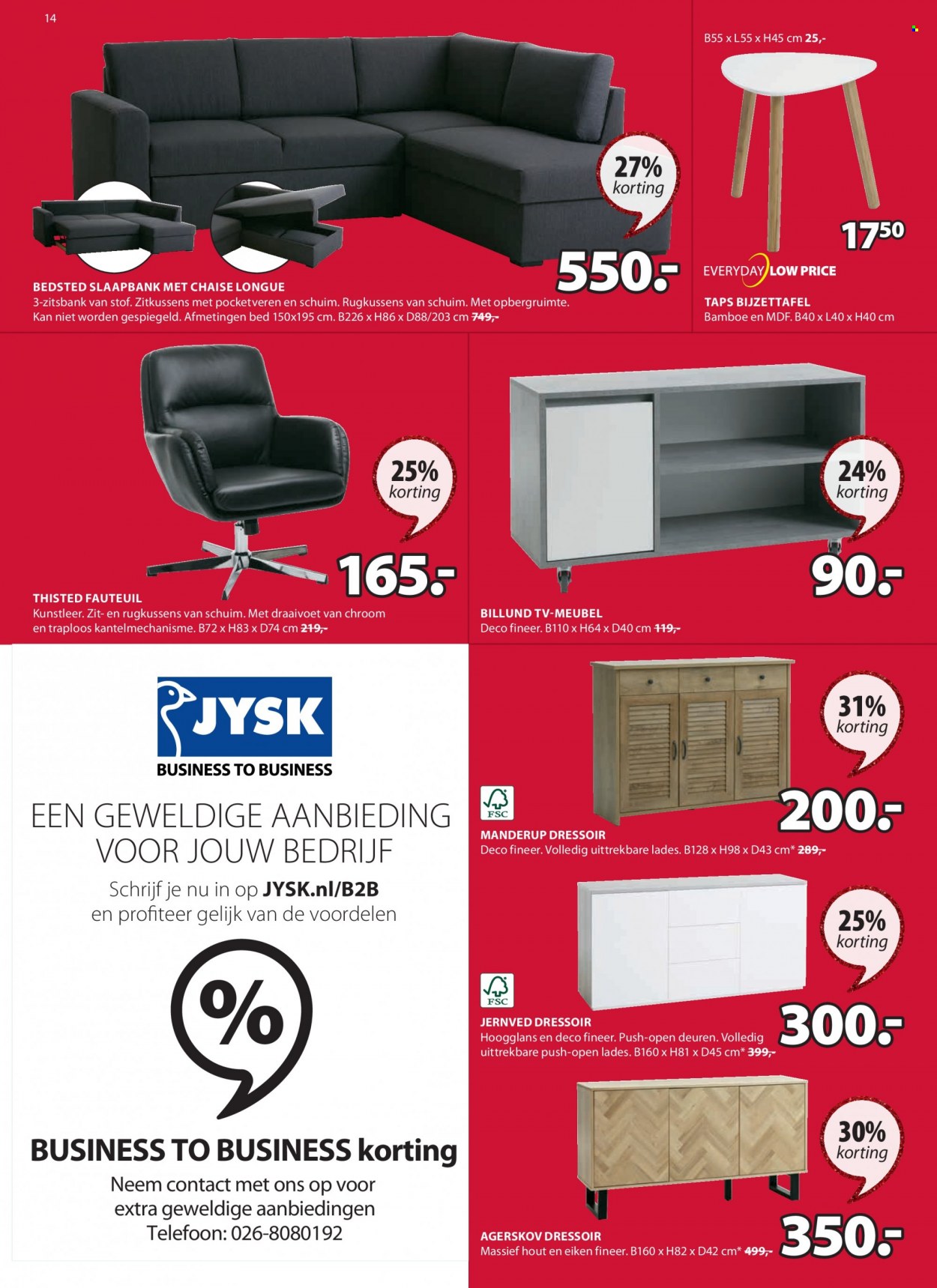 JYSK-aanbieding - 28-11-2022 - 11-12-2022. Pagina 14