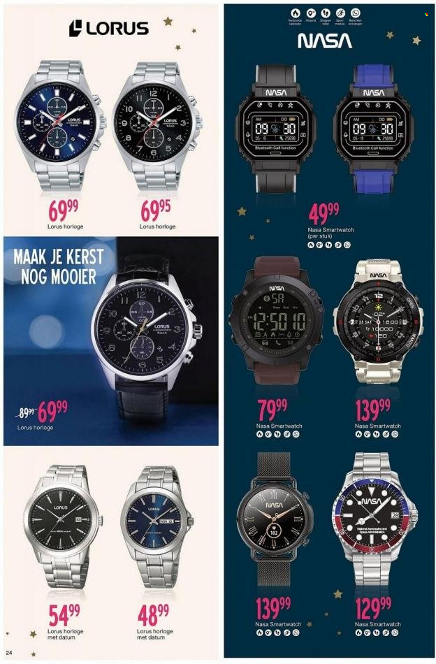 thumbnail - Lucardi-aanbieding - 6-12-2022 - 1-1-2023 -  producten in de aanbieding - horloge. Pagina 24.