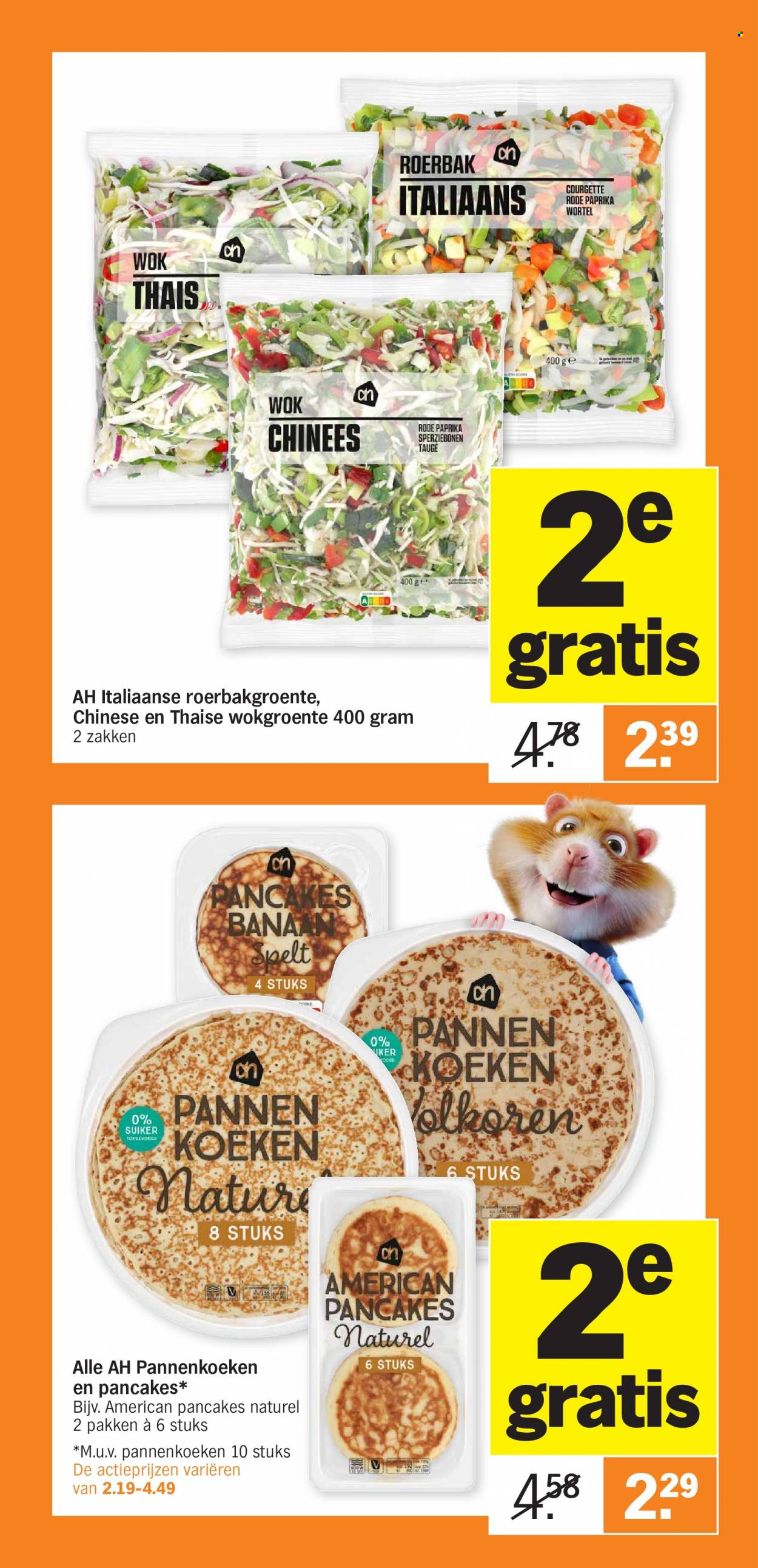 thumbnail - Albert Heijn-aanbieding - 5-12-2022 - 11-12-2022 -  producten in de aanbieding - taugé, courgette, sperziebonen, Spelt. Pagina 2.