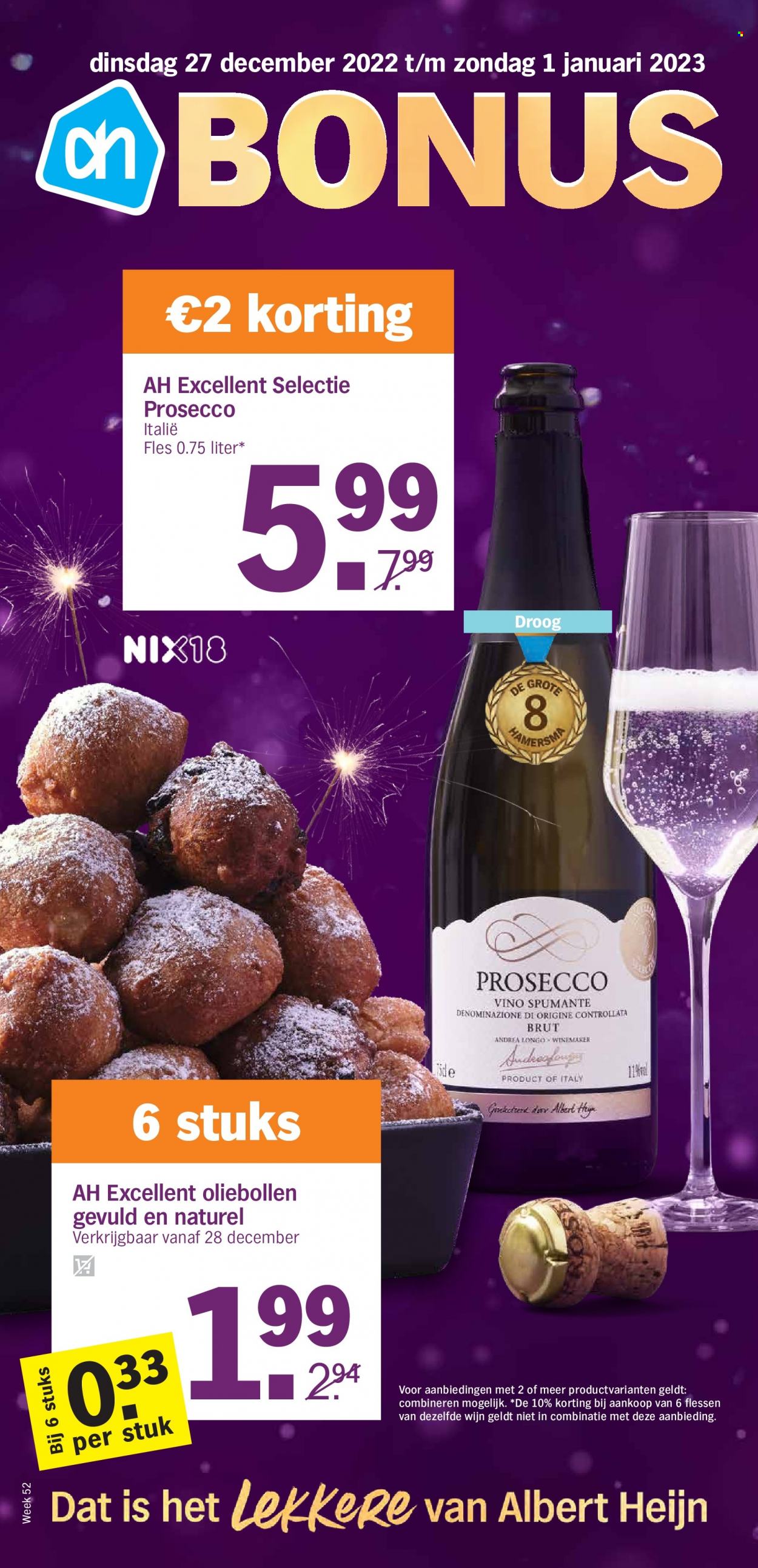 Albert Heijn-aanbieding - 27-12-2022 - 1-1-2023. Pagina 1