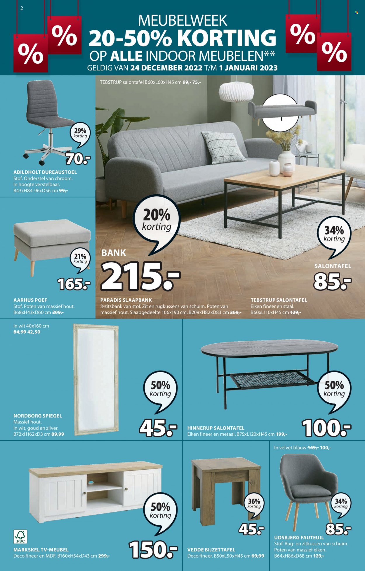 JYSK-aanbieding - 24-12-2022 - 8-1-2023. Pagina 2