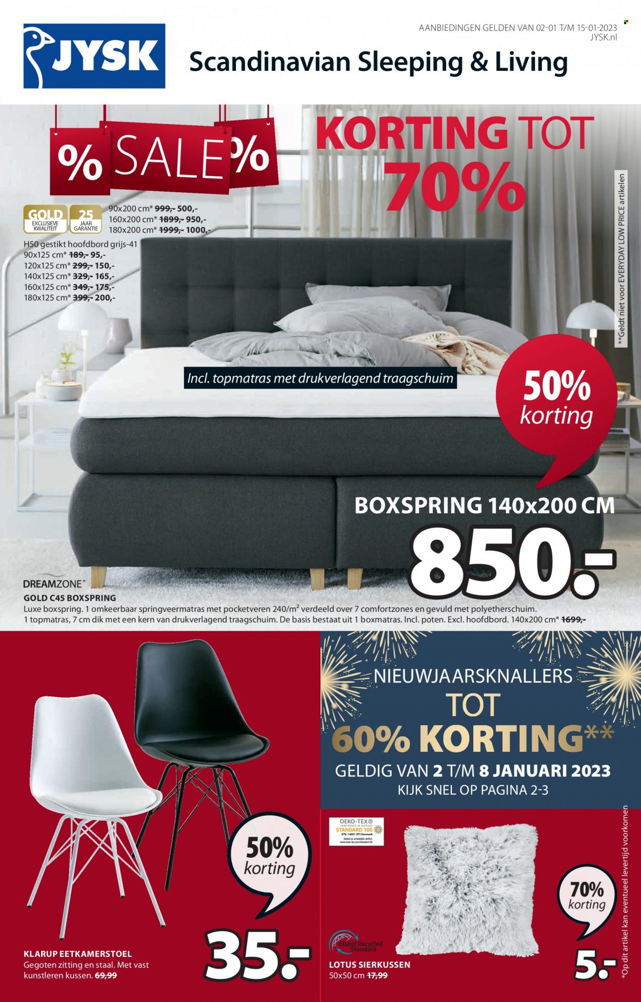JYSK-aanbieding - 2-1-2023 - 15-1-2023. Pagina 1