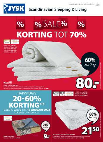 JYSK-aanbieding - 9-1-2023 - 22-1-2023.