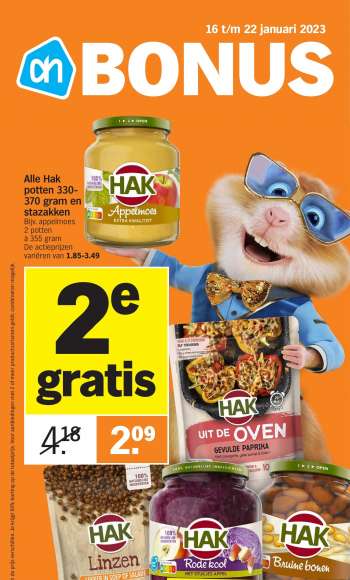 Albert Heijn-aanbieding - 16-1-2023 - 22-1-2023.
