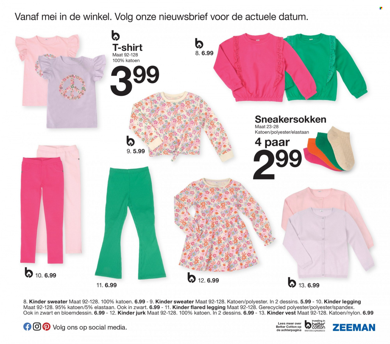 thumbnail - Zeeman-aanbieding - 1-2-2023 - 31-7-2023 -  producten in de aanbieding - jurk, vest. Pagina 33.