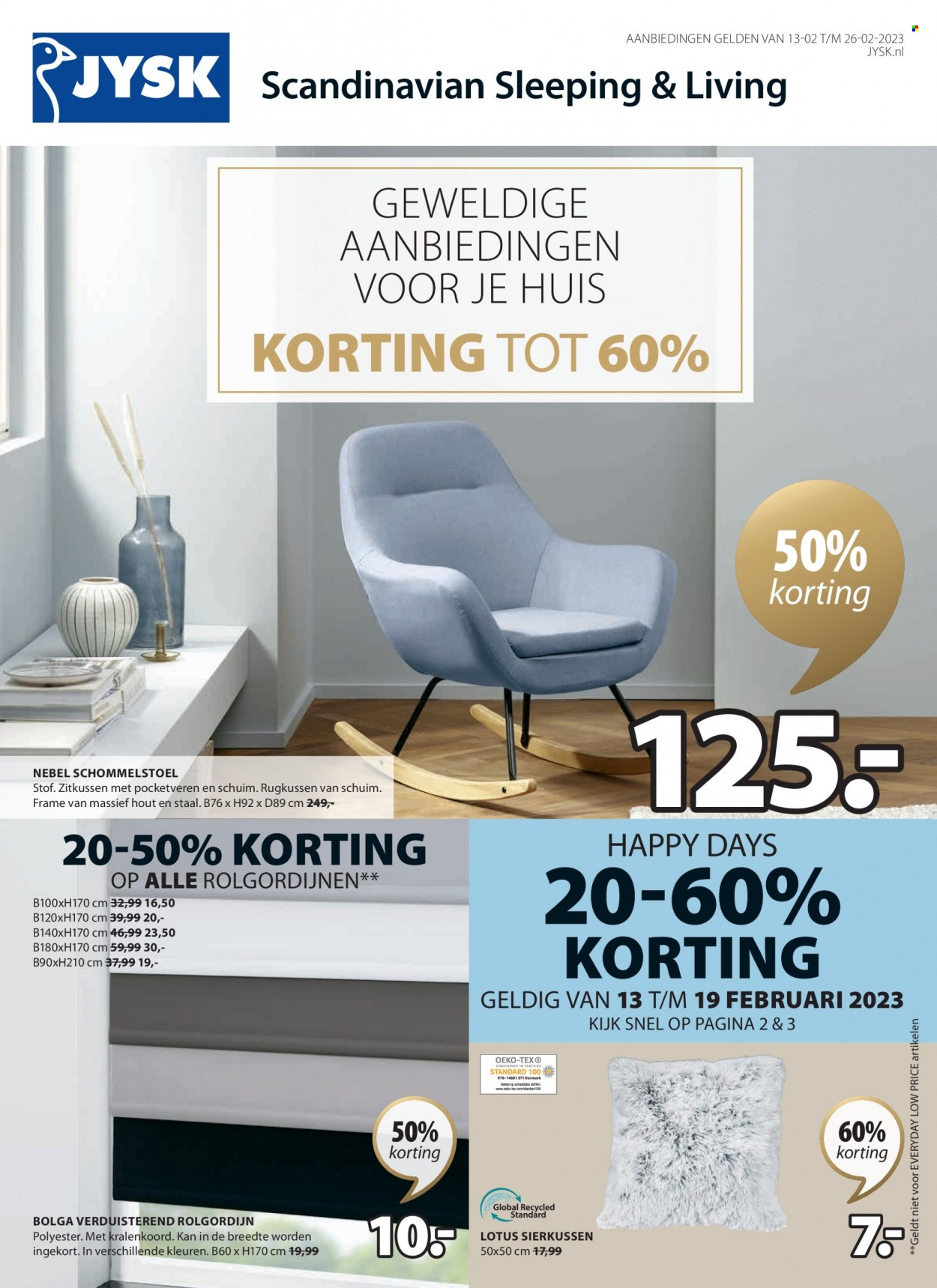 JYSK-aanbieding - 13-2-2023 - 26-2-2023. Pagina 1