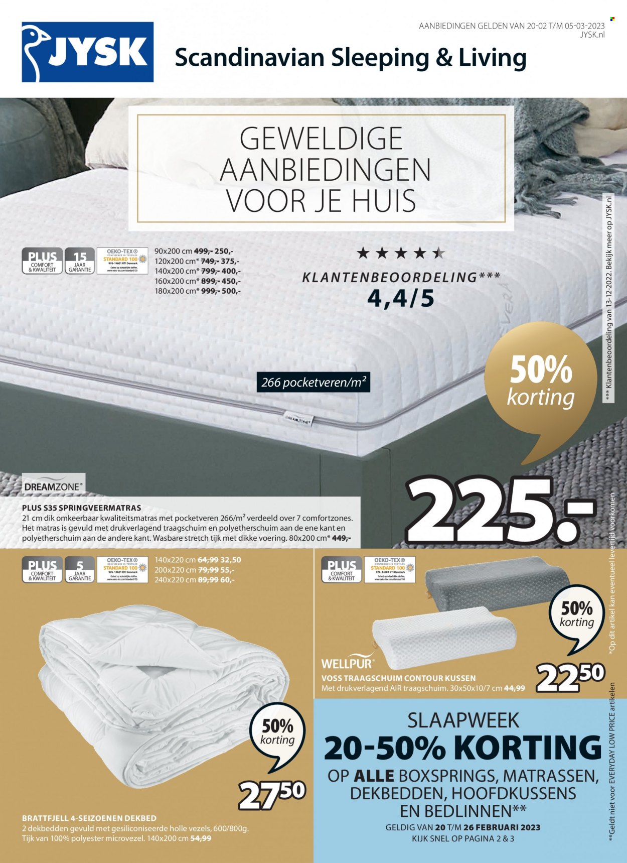 JYSK-aanbieding - 20-2-2023 - 5-3-2023. Pagina 1
