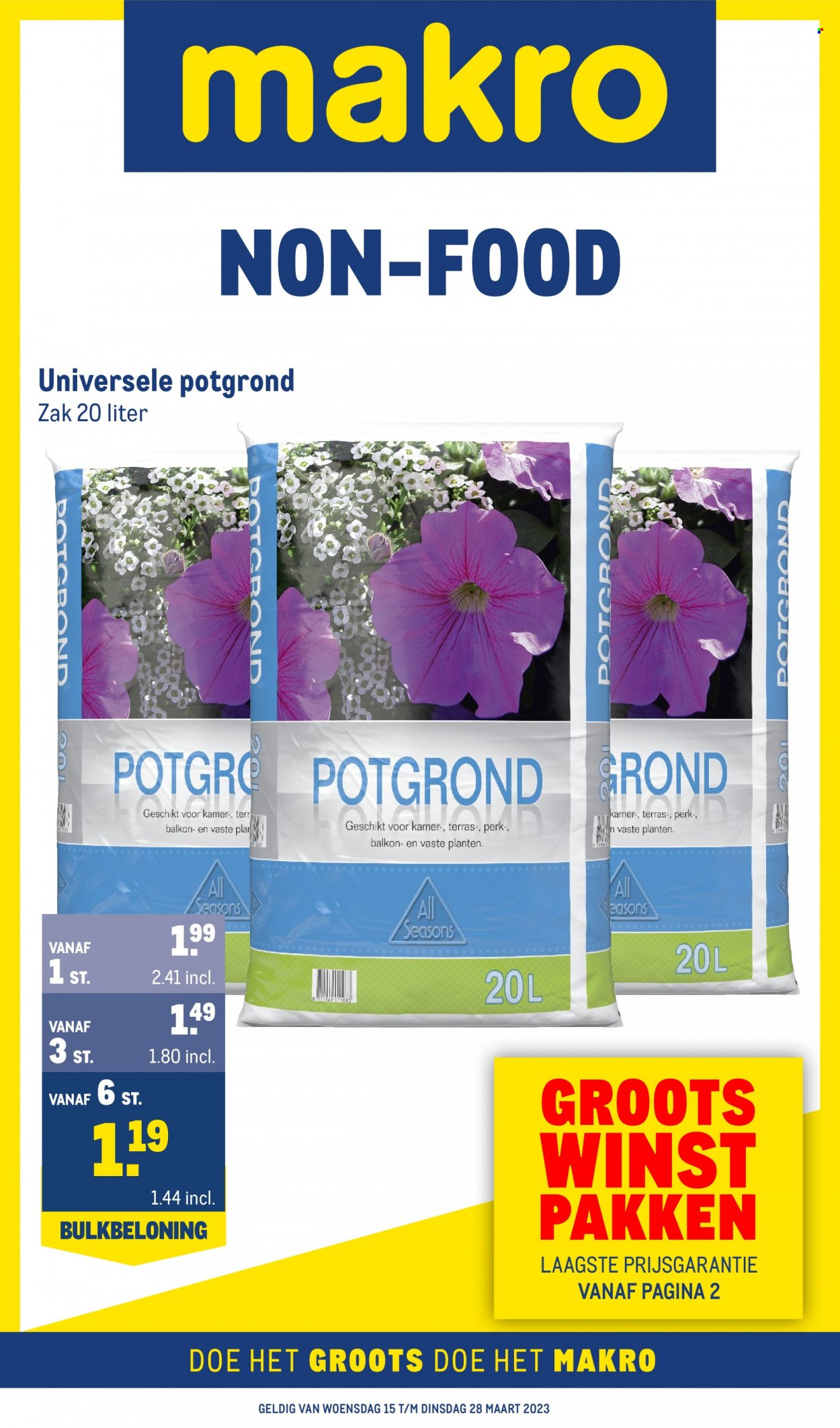 Makro-aanbieding - 15-3-2023 - 28-3-2023. Pagina 1
