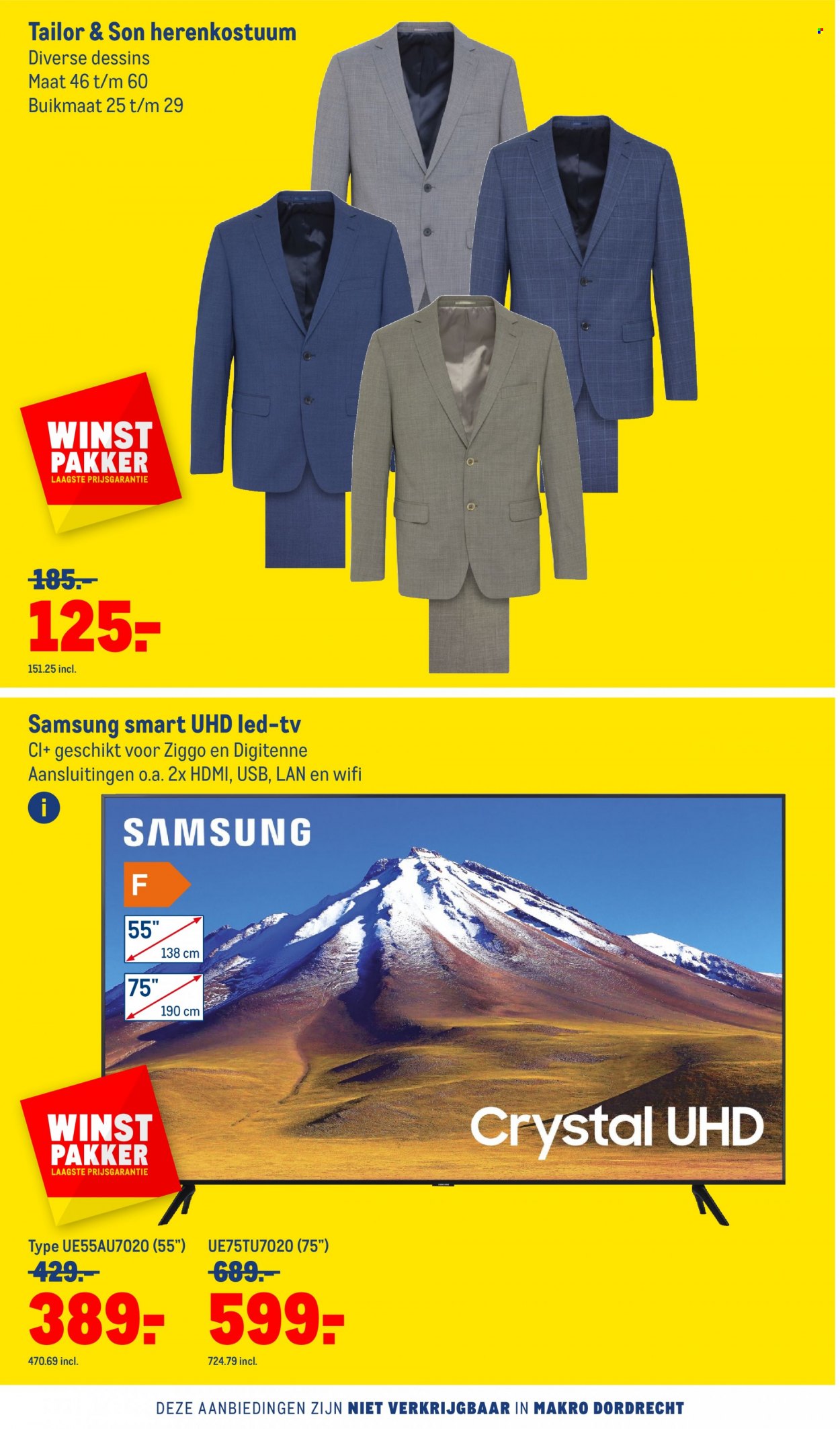 Makro-aanbieding - 15-3-2023 - 28-3-2023 -  producten in de aanbieding - Samsung, HDMI, TV. Pagina 2.
