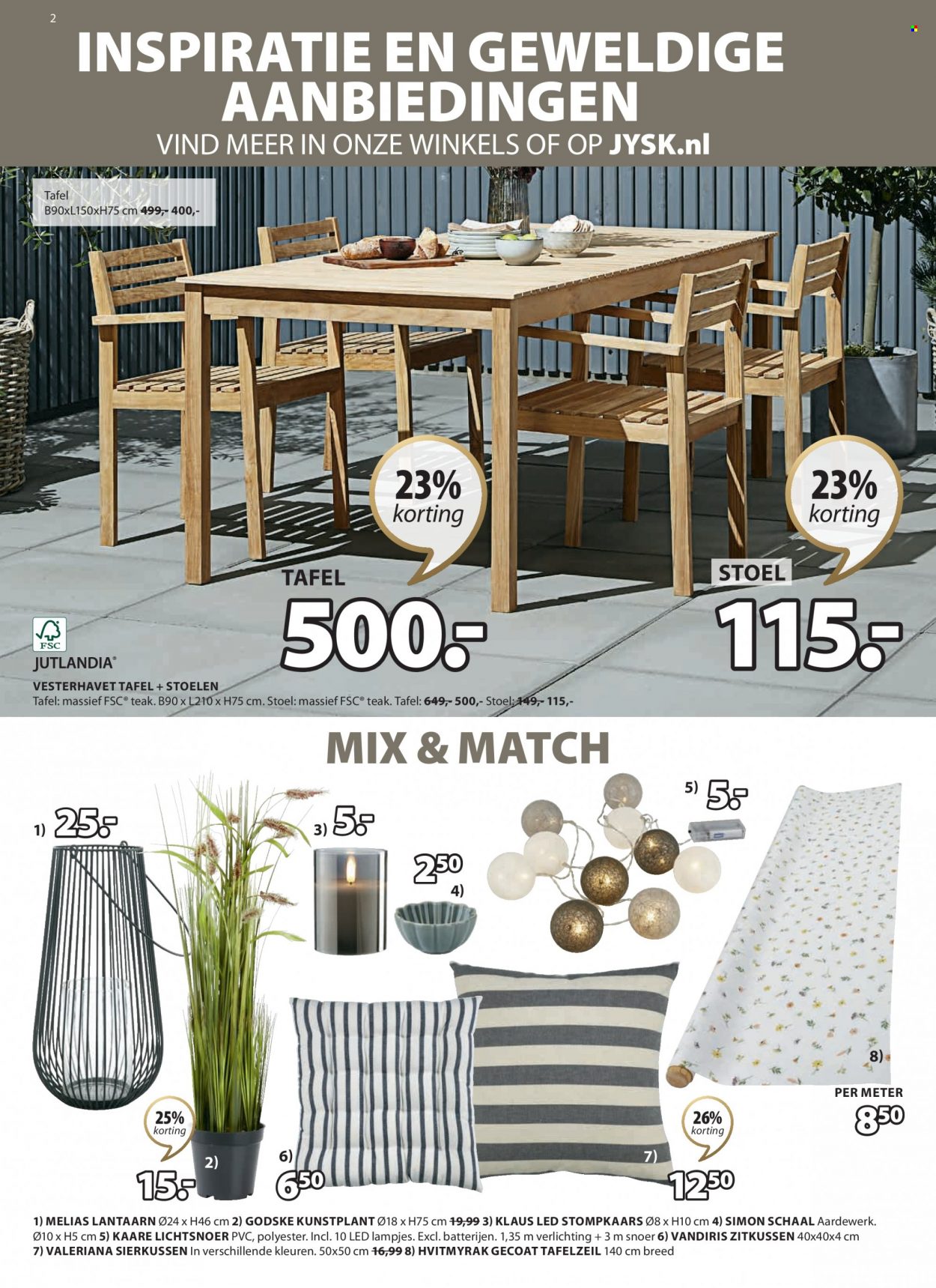JYSK-aanbieding - 20-3-2023 - 2-4-2023. Pagina 2
