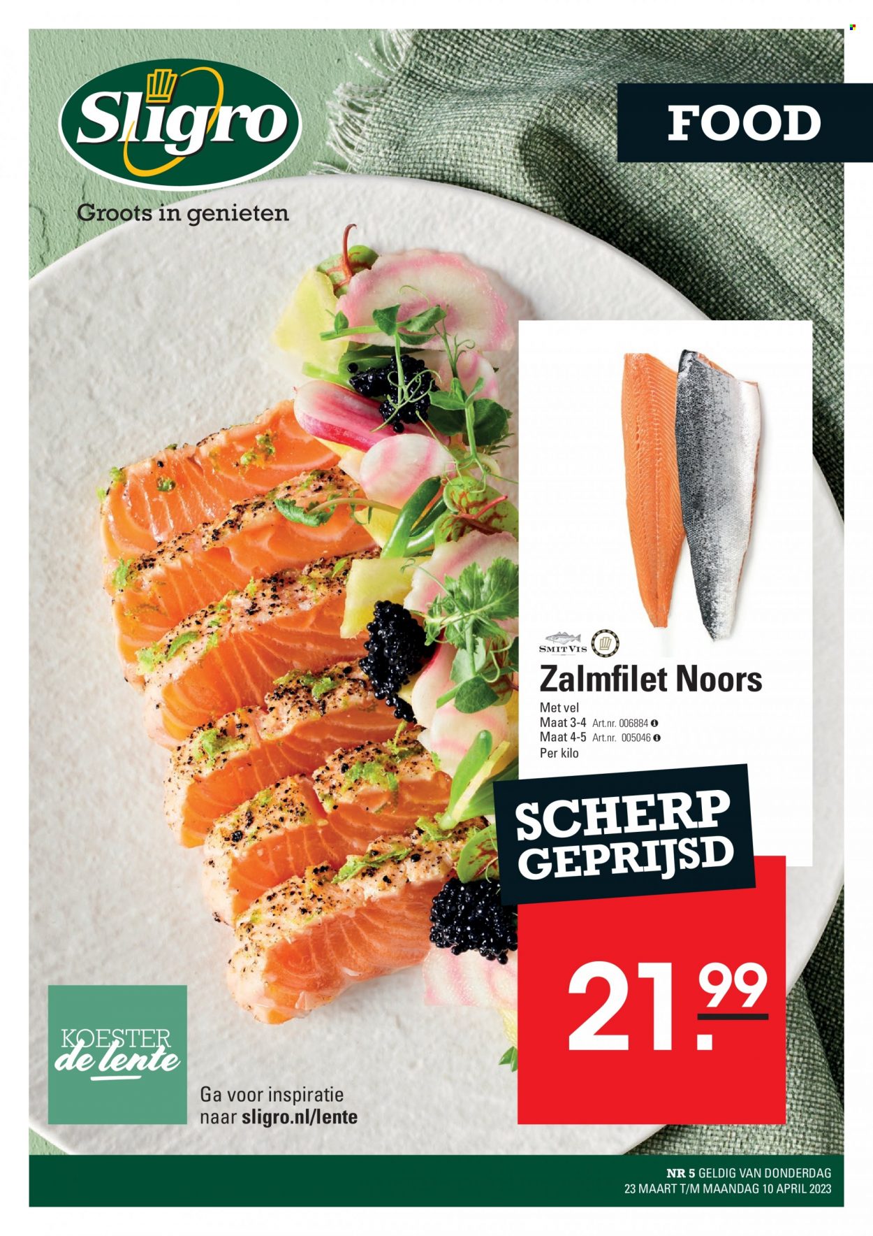 Sligro-aanbieding - 23-3-2023 - 10-4-2023. Pagina 1