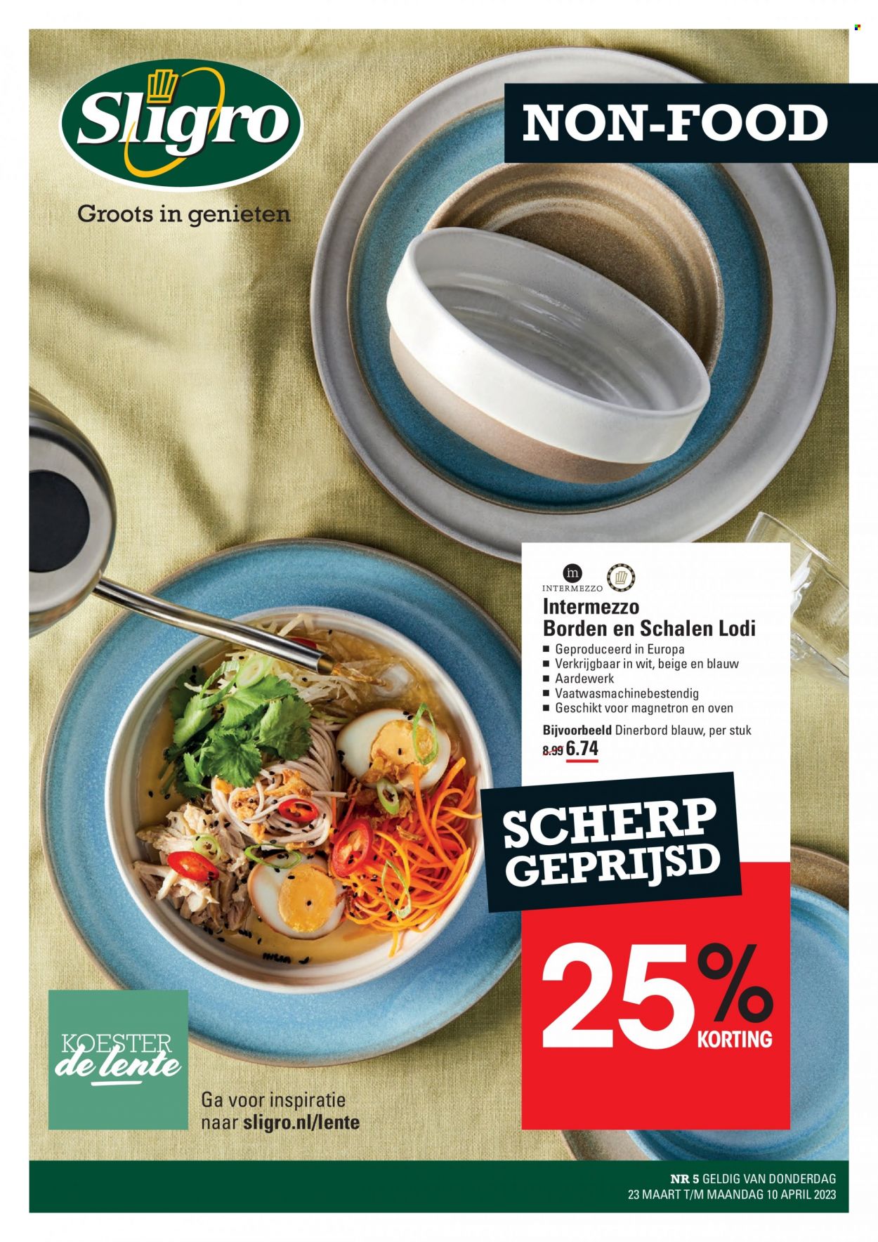 Sligro-aanbieding - 23-3-2023 - 10-4-2023. Pagina 1