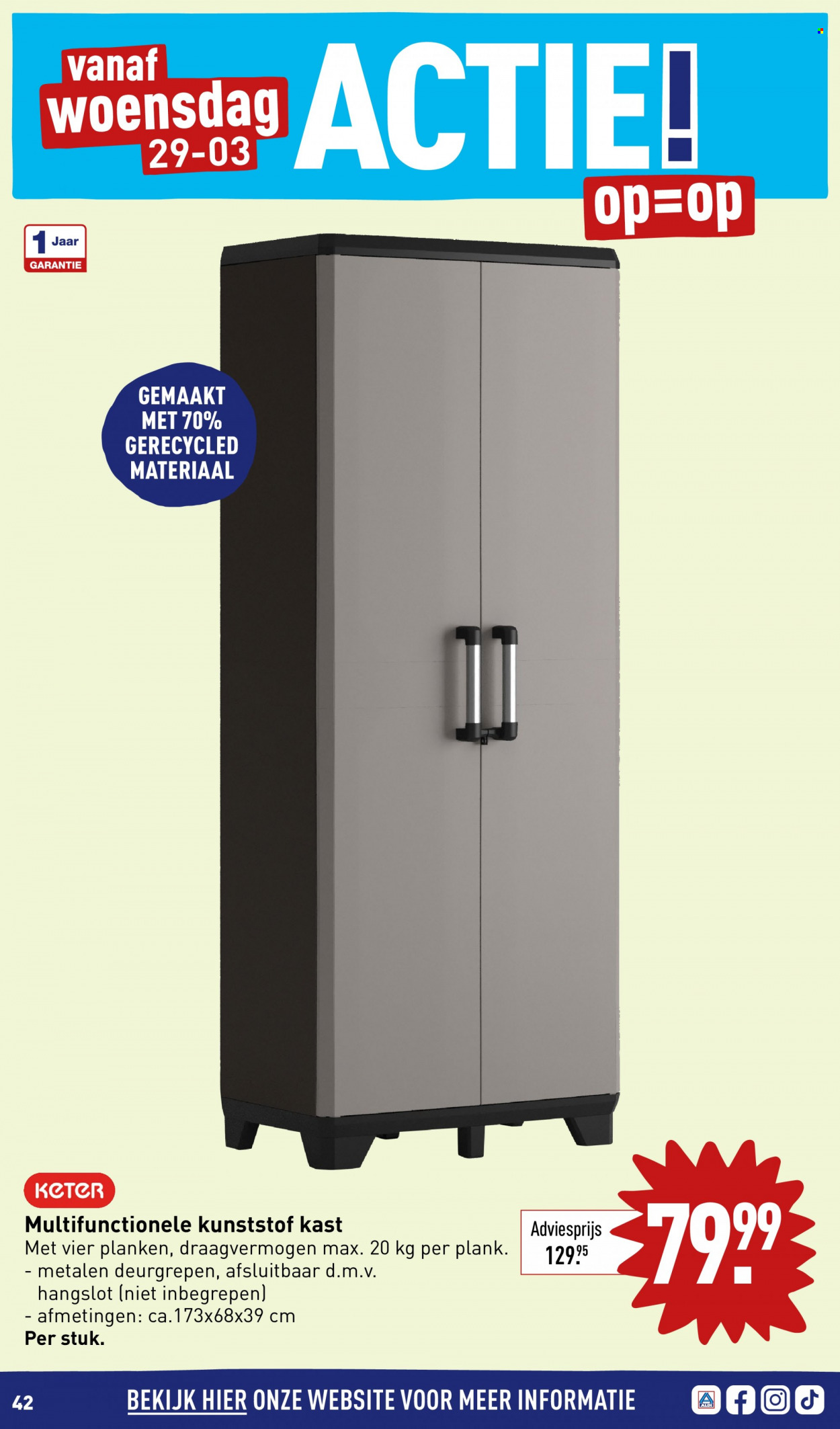 Aldi-aanbieding - 27-3-2023 - 2-4-2023. Pagina 42