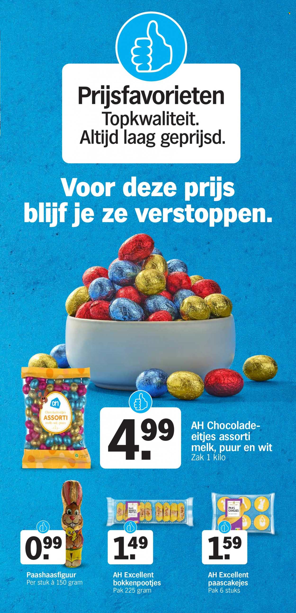 thumbnail - Albert Heijn-aanbieding - 27-3-2023 - 2-4-2023 -  producten in de aanbieding - melk, chocolade. Pagina 5.