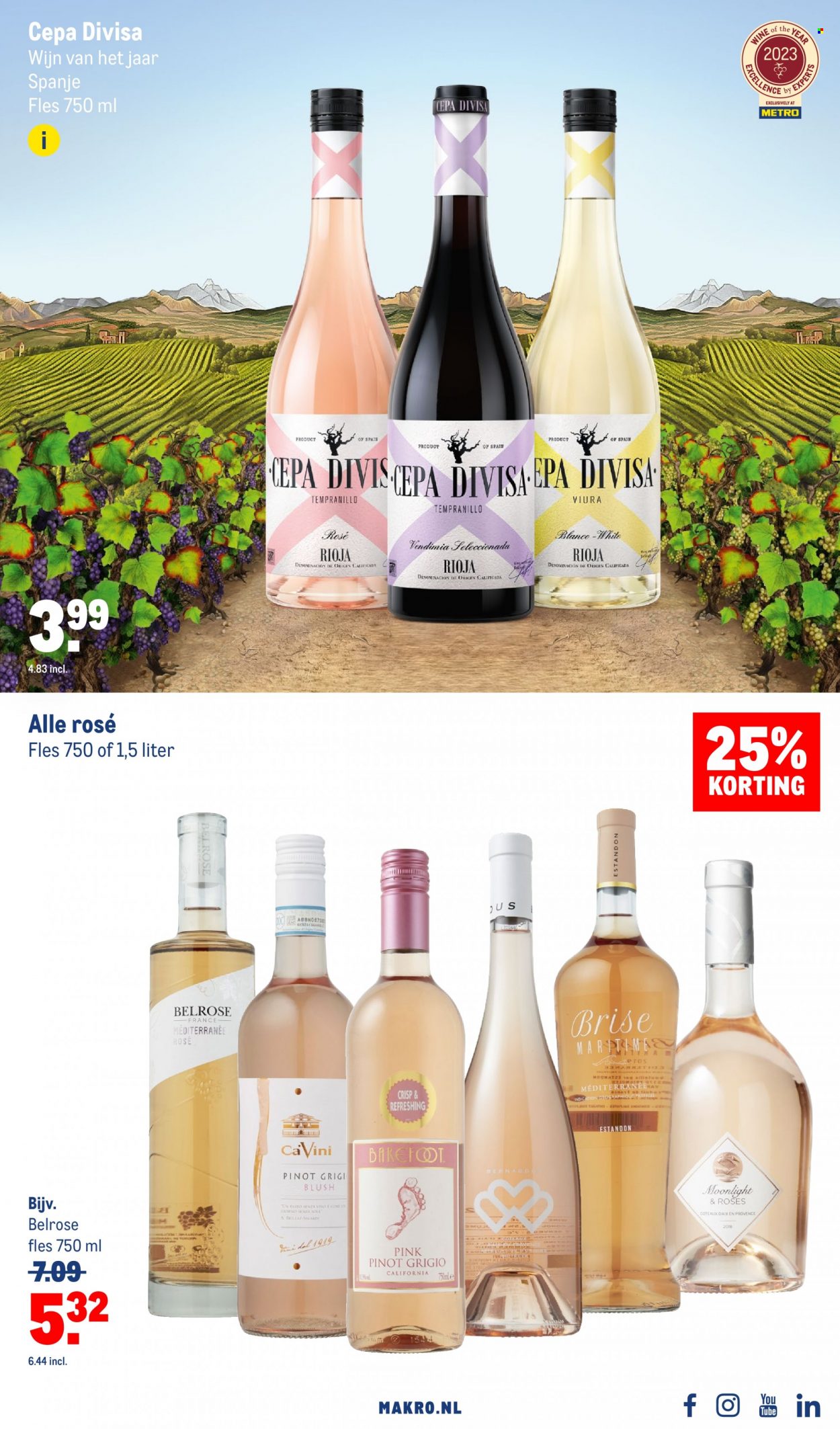 thumbnail - Makro-aanbieding - 29-3-2023 - 11-4-2023 -  producten in de aanbieding - Rioja, wijn, Sony. Pagina 53.