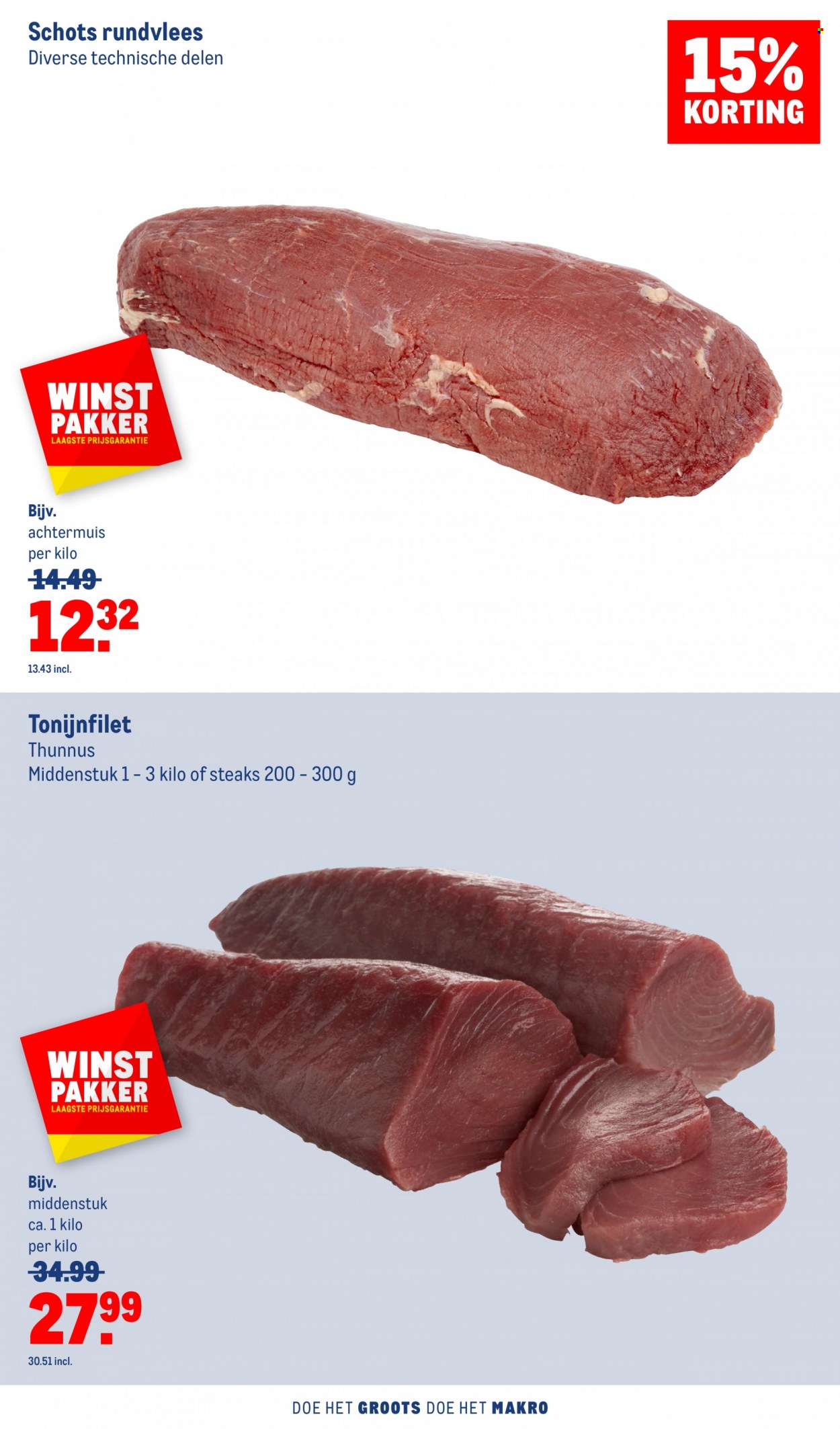 thumbnail - Makro-aanbieding - 29-3-2023 - 25-4-2023 -  producten in de aanbieding - steak, rundvlees. Pagina 6.