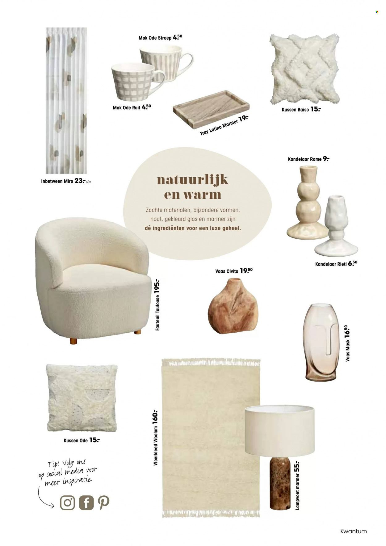 thumbnail - Kwantum-aanbieding -  producten in de aanbieding - fauteuil, kandelaar, vaas. Pagina 3.