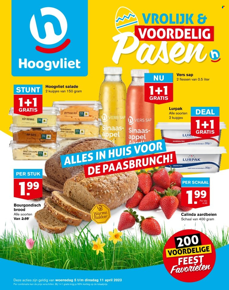 Hoogvliet-aanbieding - 5-4-2023 - 11-4-2023. Pagina 1