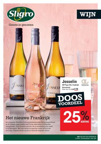 Sligro-aanbieding - 13-4-2023 - 1-5-2023.