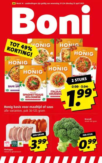 Boni-aanbieding - 19-4-2023 - 25-4-2023.