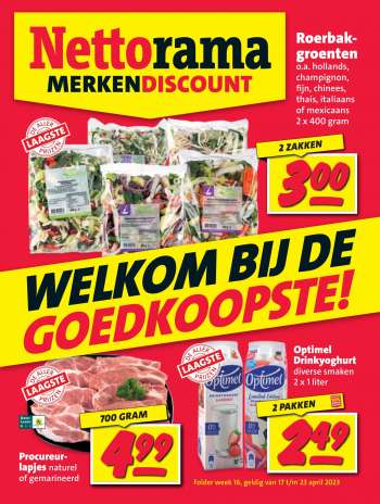 Nettorama-aanbieding - 17-4-2023 - 23-4-2023.