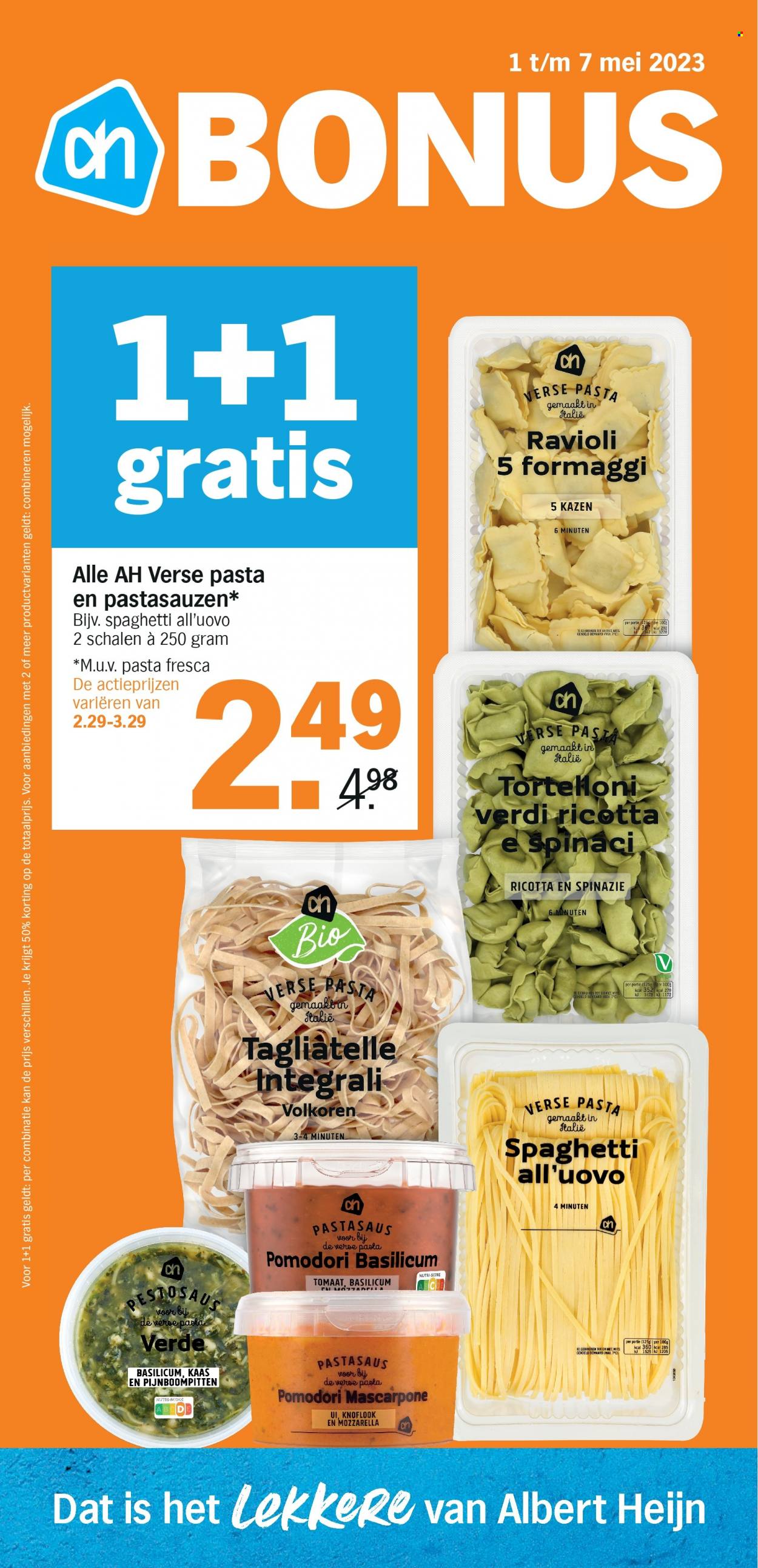 Albert Heijn-aanbieding - 1-5-2023 - 7-5-2023. Pagina 1