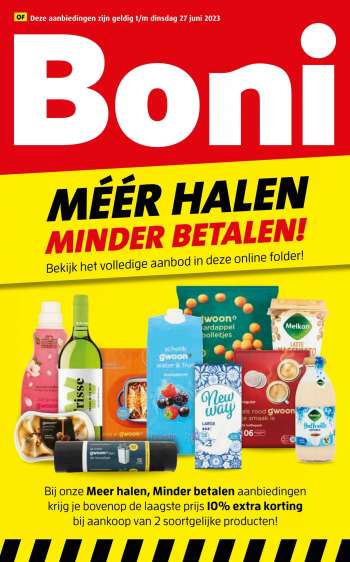 Boni-aanbieding - 29-4-2023 - 27-6-2023.