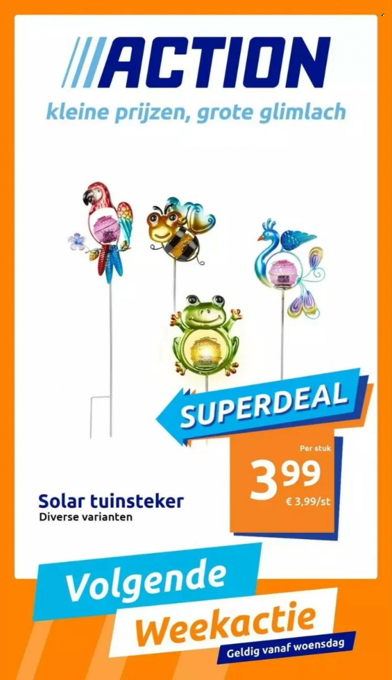 Action-aanbieding. Pagina 1