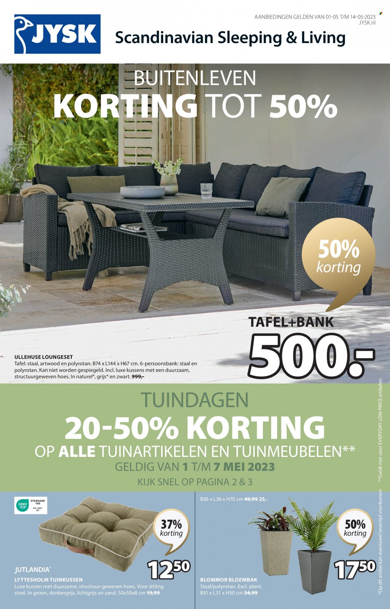 JYSK-aanbieding - 1-5-2023 - 14-5-2023. Pagina 1
