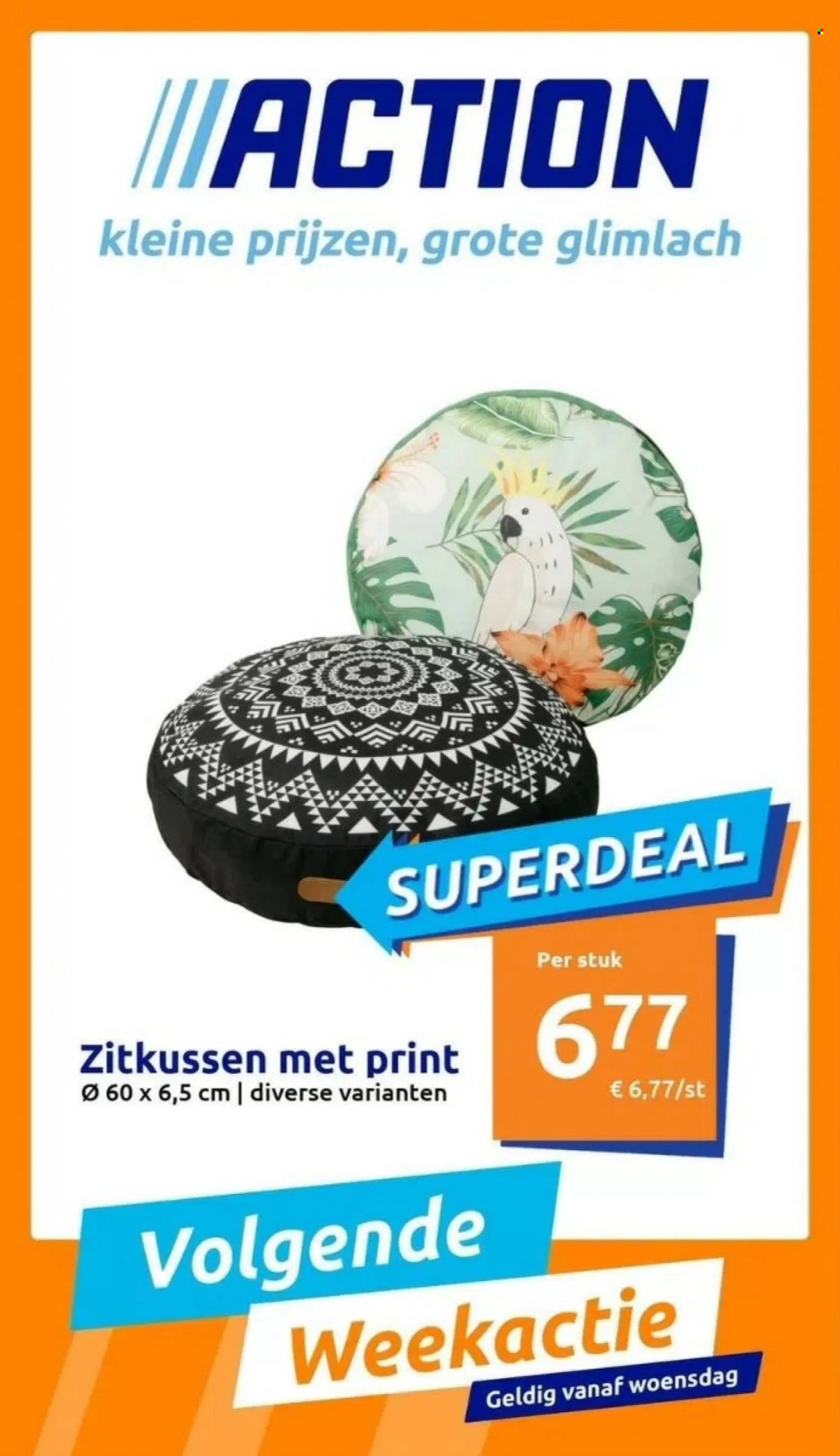 Action-aanbieding. Pagina 1