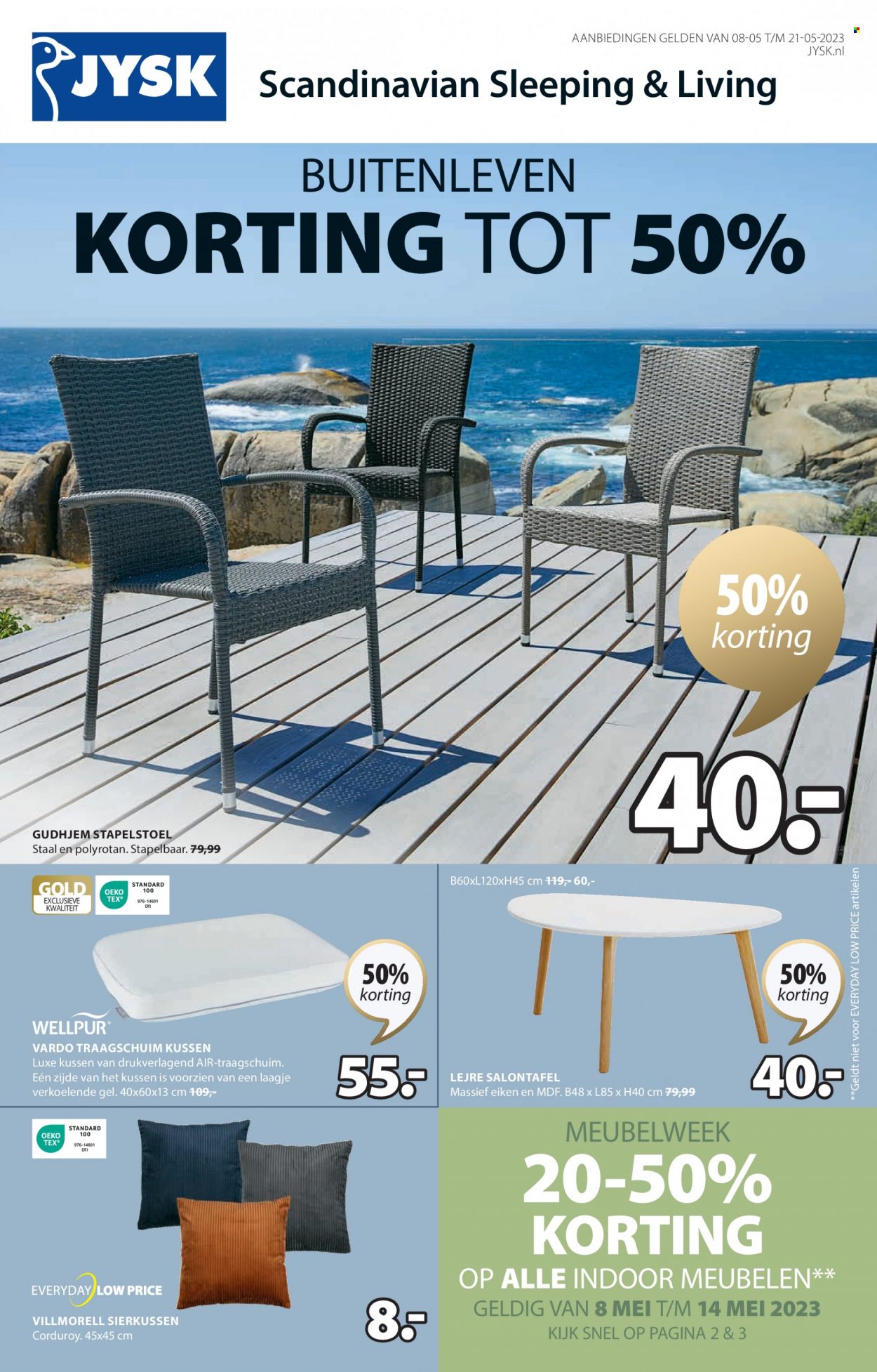 JYSK-aanbieding - 8-5-2023 - 21-5-2023. Pagina 1