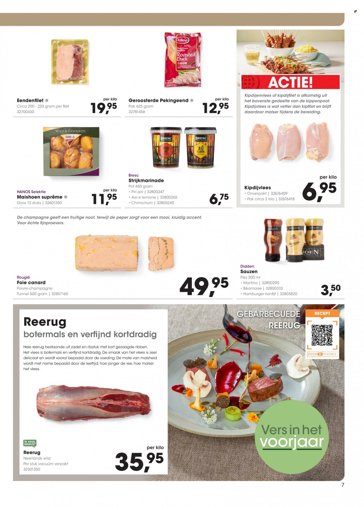 thumbnail - Hanos-aanbieding - 22-5-2023 - 4-6-2023 -  producten in de aanbieding - kipfilet, kippenpoot, hamburger, chimichurri, Mate, champagne. Pagina 7.