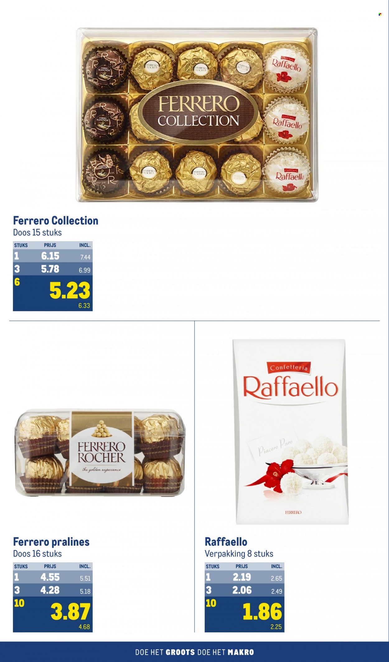 thumbnail - Makro-aanbieding - 24-5-2023 - 6-6-2023 -  producten in de aanbieding - Raffaello, Ferrero Rocher. Pagina 42.