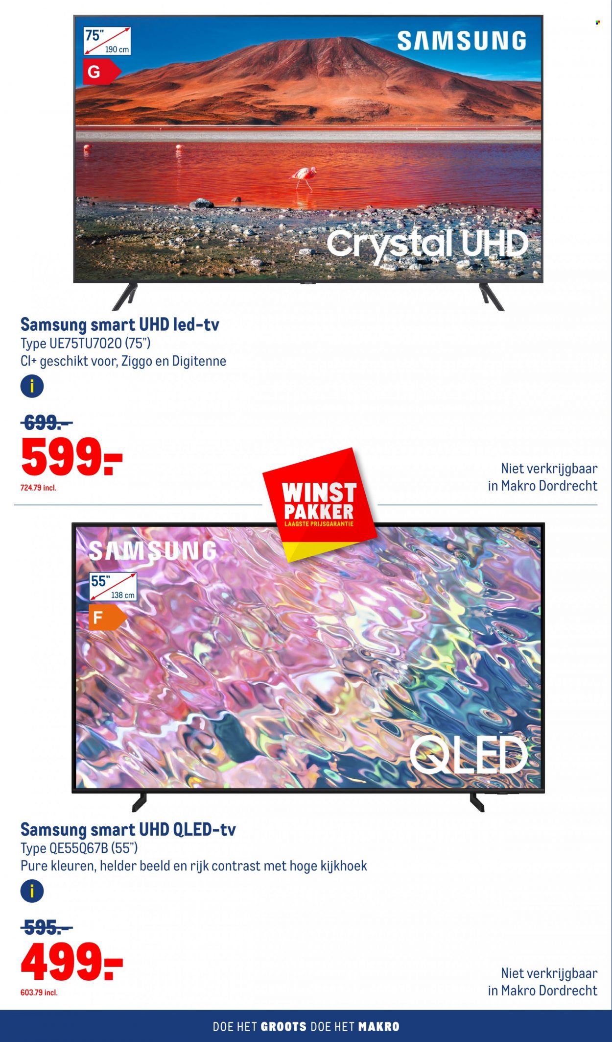 thumbnail - Makro-aanbieding - 24-5-2023 - 6-6-2023 -  producten in de aanbieding - Samsung, TV. Pagina 4.