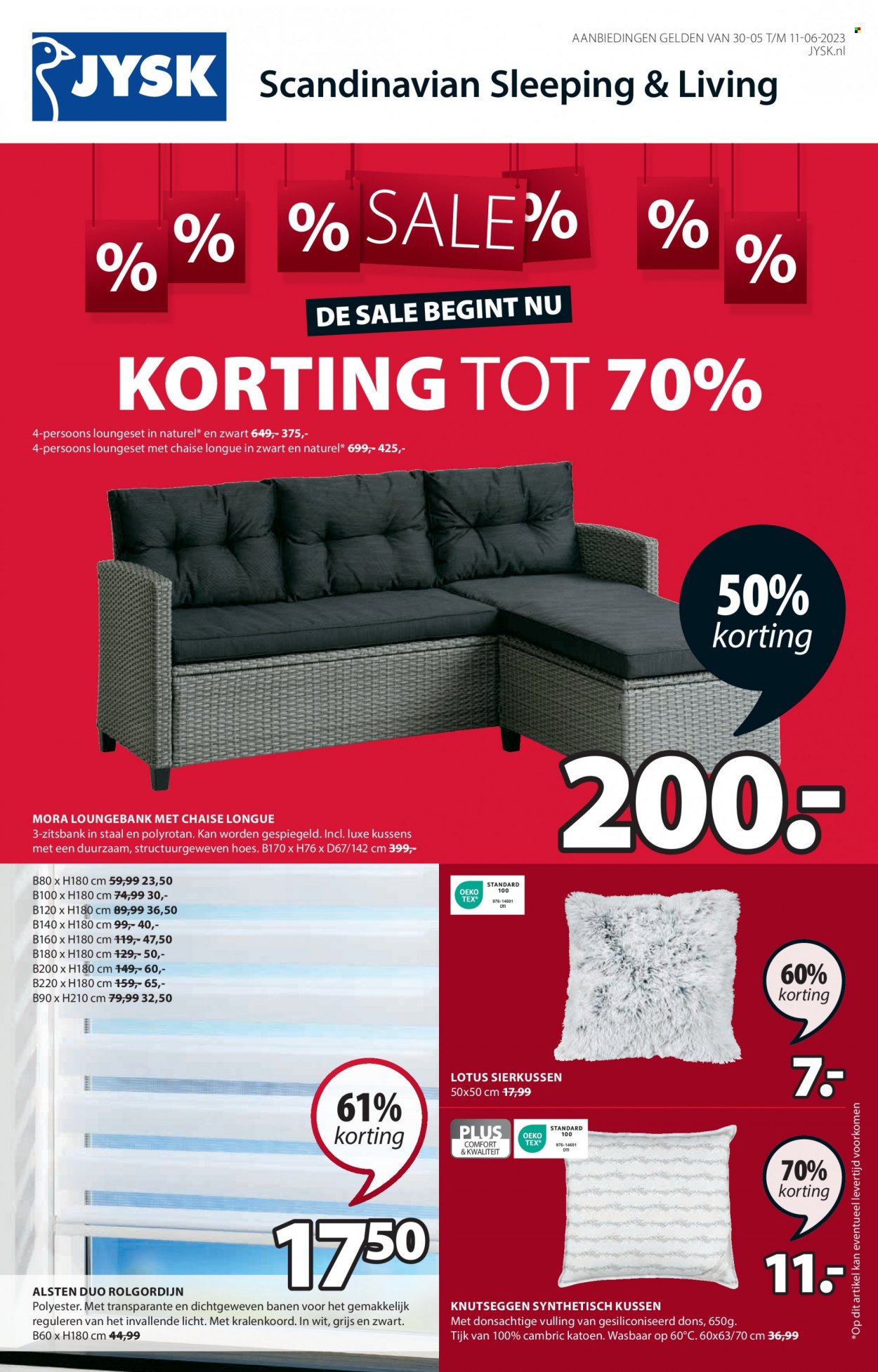 JYSK-aanbieding - 30-5-2023 - 11-6-2023. Pagina 1